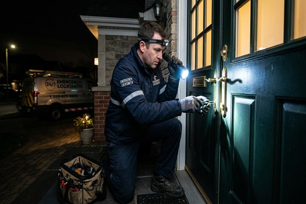 Emergency locksmith responding to lockout in Fremont